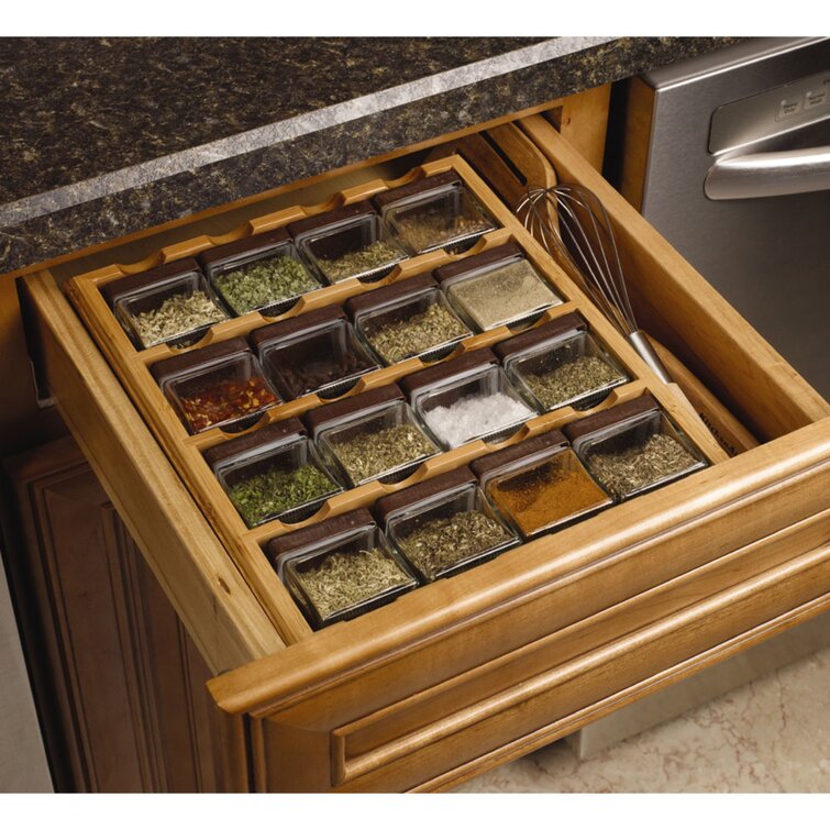 Kamenstein 16 cube bamboo inspirations spice rack new arrivals